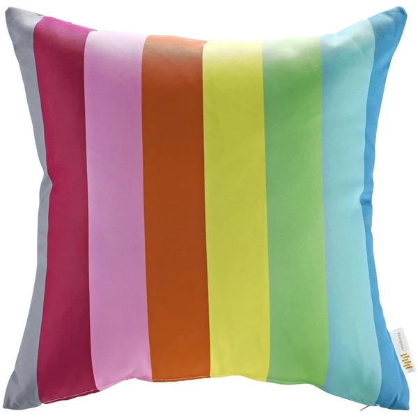 Modway Modify Multicolored Polyester Water-Resistant Throw Pillows (Set of 2), Green