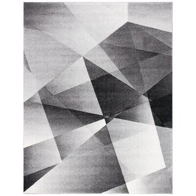 Wimbled Gray/Black Area Rug George Oliver Rug Size: Rectangle 10&6x22 x 14&