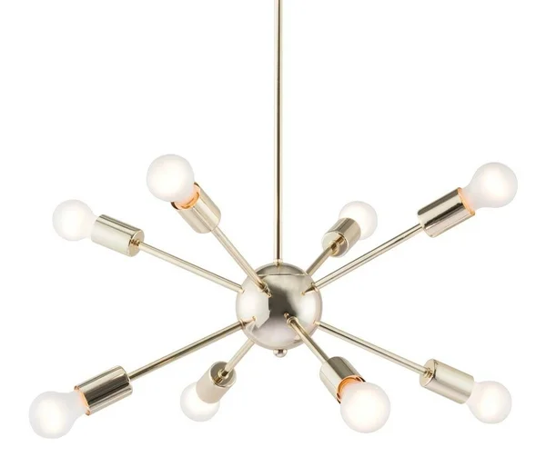 Modern Contemporary Ceiling Lamp, Gold, Metal 8732