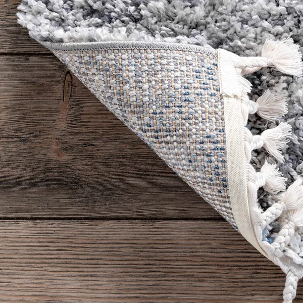 nuLOOM Gray Transitional Regina Shag Rug 5& Round