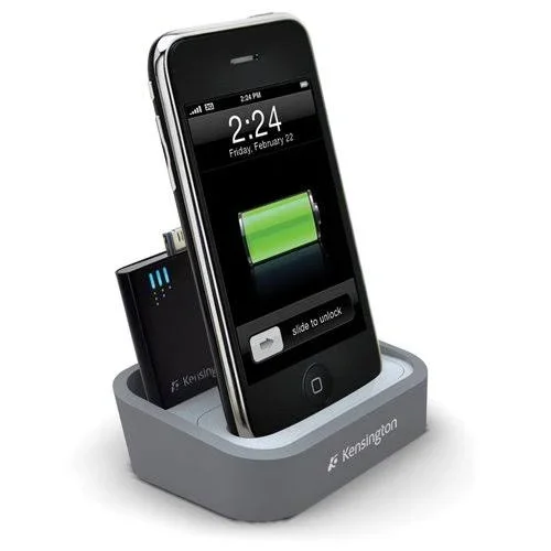 Kensington Charging Dock with Mini Battery Pack - Digital player - phone charging stand + external battery pack - for Apple iPho