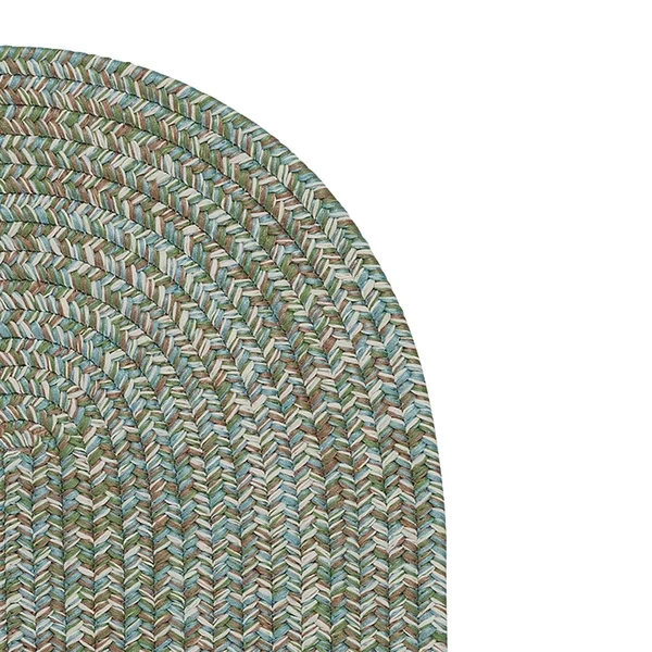 Colonial Mills Farmstand Seagrass Tweed Area Rug - 3& x 5& Oval - Green