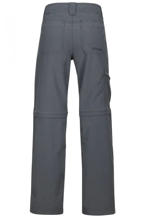 Marmot Cruz Convertible Pants - Boy's -Small-Slate Grey