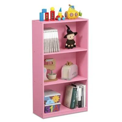 Barhorst 39.5x22 H x 21.75x22 W Standard Bookcase Ebern Designs Color: Pink