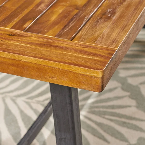 Raphael Outdoor Acacia Wood Picnic Set by Christopher Knight Home - Teak