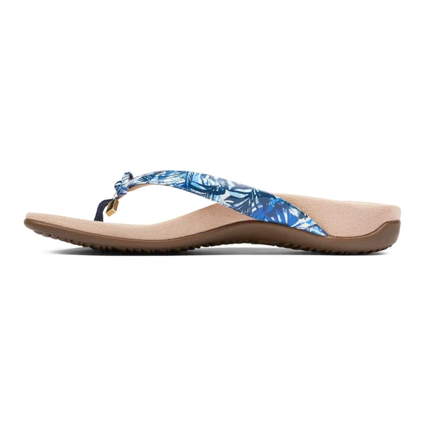 Vionic Bella II Women's Sandals Blue Palm : 8.5 M