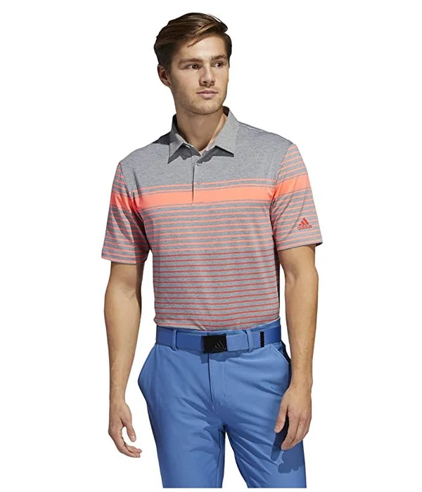 Adidas Men's Ultimate365 Engineered Heathered Polo Shirt