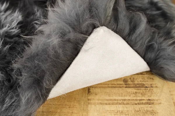 48x22 x 72x22 x 2x22 Gray Quattro Sheepskin - Area Rug