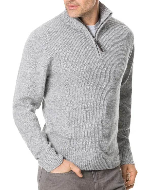 Rodd & Gunn Charlestown Quarter Zip Sweater Jungle