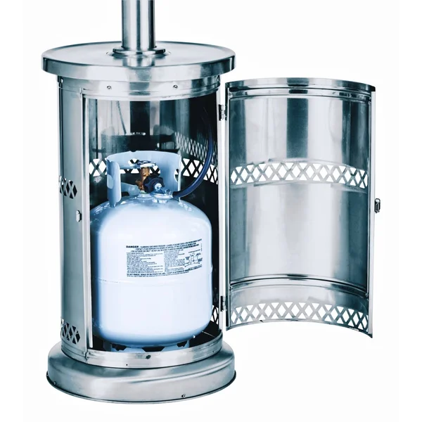 Living Accents Propane 48000 BTU Stainless Steel Patio Heater