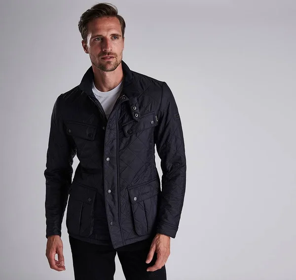 Barbour International Ariel Polarquilt Jacket, Navy