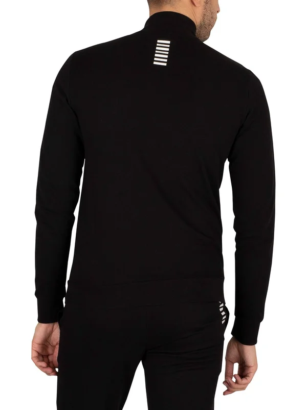 EA7 Train Core ID Tracksuit - Black - Silver - Size M
