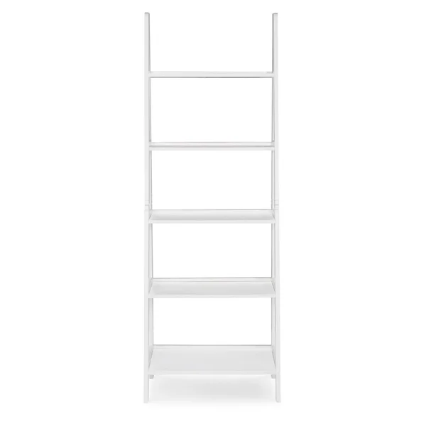Linon Acadia Ladder Bookshelf, White