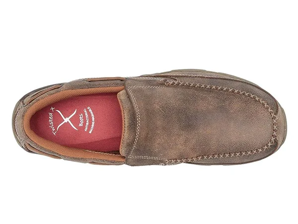Twisted x MDMSC03 Men's Slip-On Driving Moccasins Bomber - 11, W