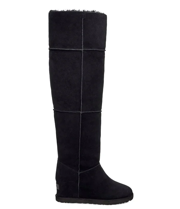 Ugg Women's Classic Femme Over-The-Knee Boots 7.5 - Black