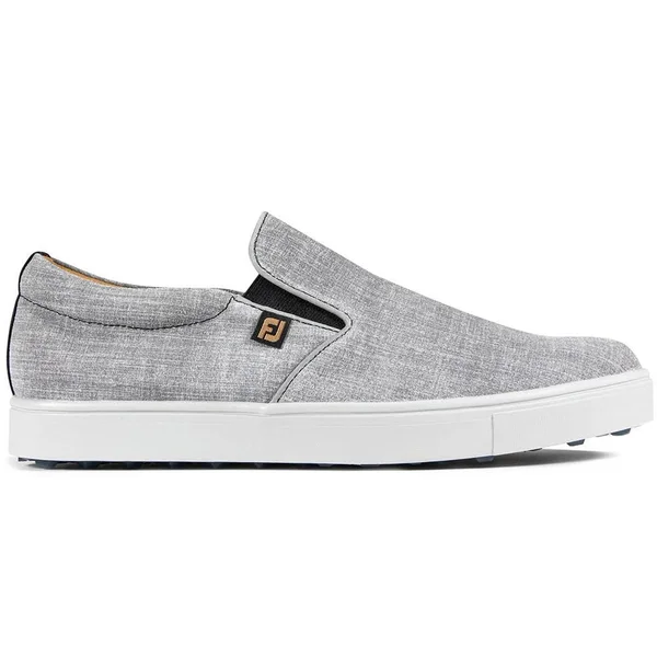 FootJoy Club Casual Fog City Spikeless Golf Shoes - Grey/Black 10
