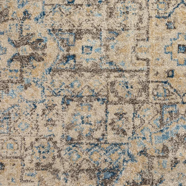 Addison Tobin Chic Bohemian Blue Area Rug - 5&3x22x7&7x22