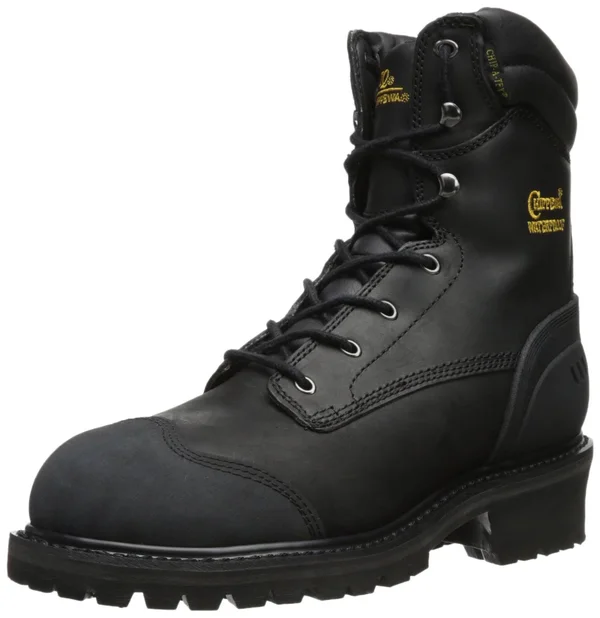 Chippewa Men's Black Logger Insulated Waterproof Work Boots - 55058 - Size 11