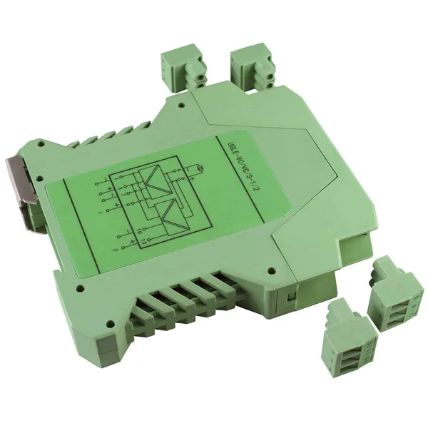ASI ASI451124 Single Channel Dual Output Analog Signal Isolator Transmitter Splitter, 3-Way Isolation, DIN Rail Mount, Single 4