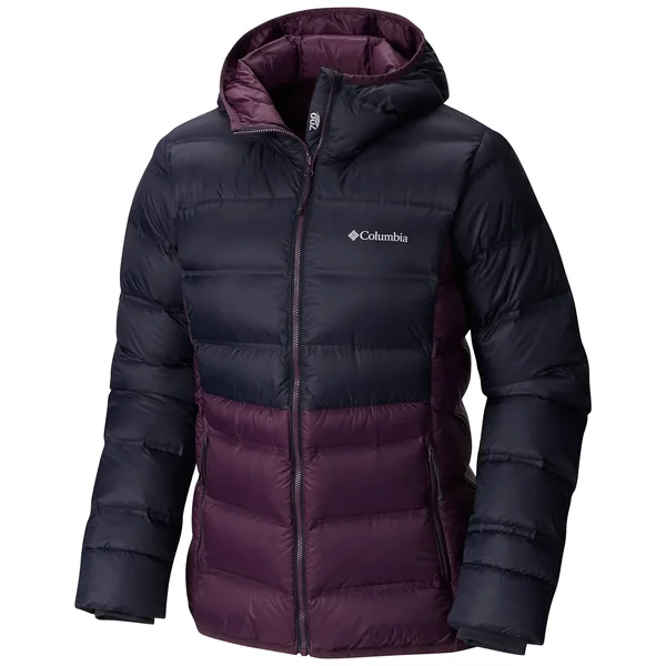 Columbia Explorer Falls Hooded Down Jacket - Women's Dusty Purple/India Ink - Xs