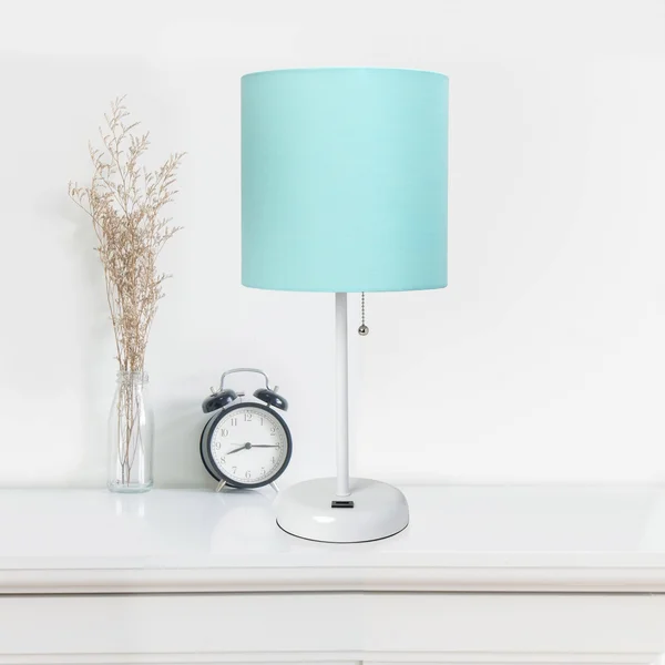 Limelights Stick Lamp with USB Charging Port and Fabric Shade 2 Pack Set - Tan
