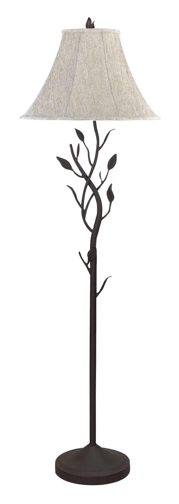 Cal Lighting Hand Forged Iron Floor Lamp, Black BO-769