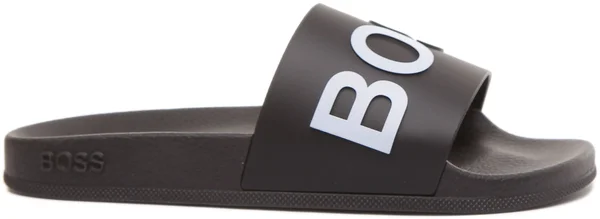 Mens Boss Bay Sliders - Black