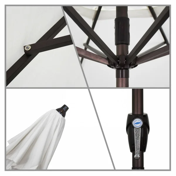 California Umbrella 9 ft. Casa Series Patio Umbrella with Bronze Aluminum Pole