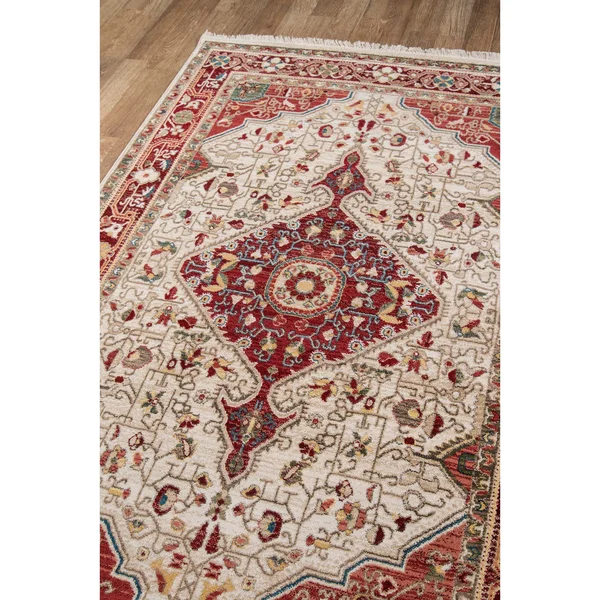Momeni Lenox LE-02 Red Rug - 2 ft 3 in x 8 ft Runner