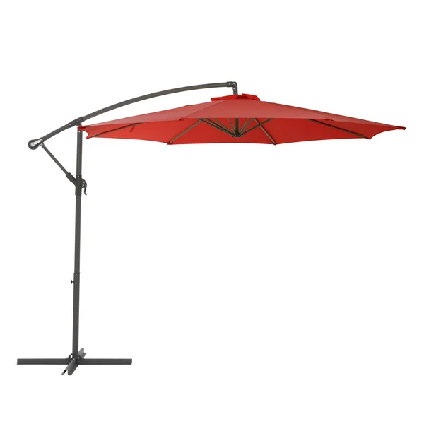CorLiving Offset Patio Umbrella - Red