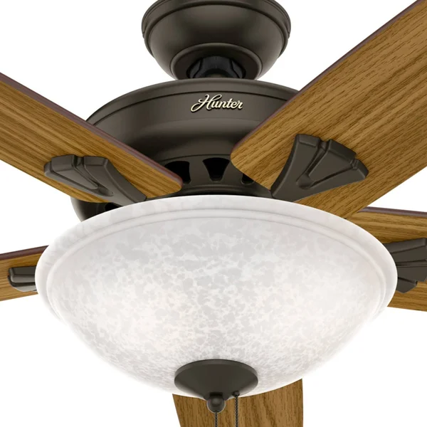 Hunter 51122 Stockbridge 70x22 Ceiling Fan with LED Lights - Brushed Nickel