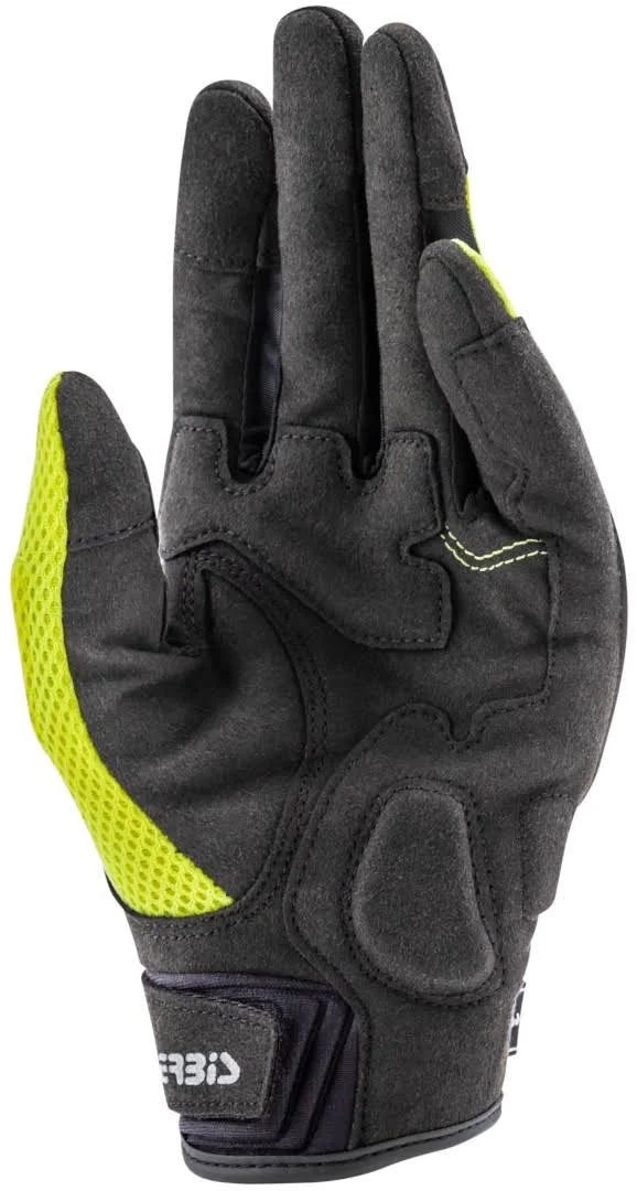 Acerbis Ramsey My Vented Motorcycle Gloves, black-yellow, Size L