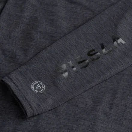 Vissla All Time Long-Sleeve Rashguard - Men's Black Heather - L