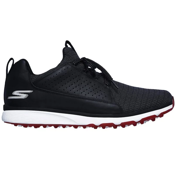 Skechers Go Golf Mojo Elite Spikeless Golf Shoes - Black/Red 8 Medium