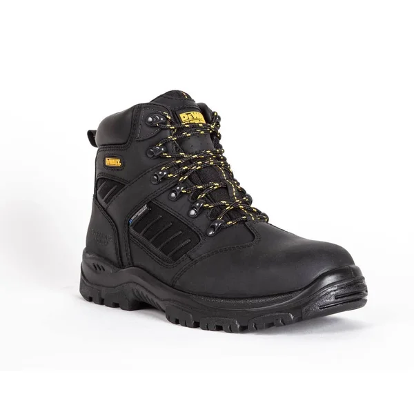 DeWalt Men's Sharpsburg Waterproof 6&& Work Boots - Steel Toe - Black Full Grain Size 8(W)