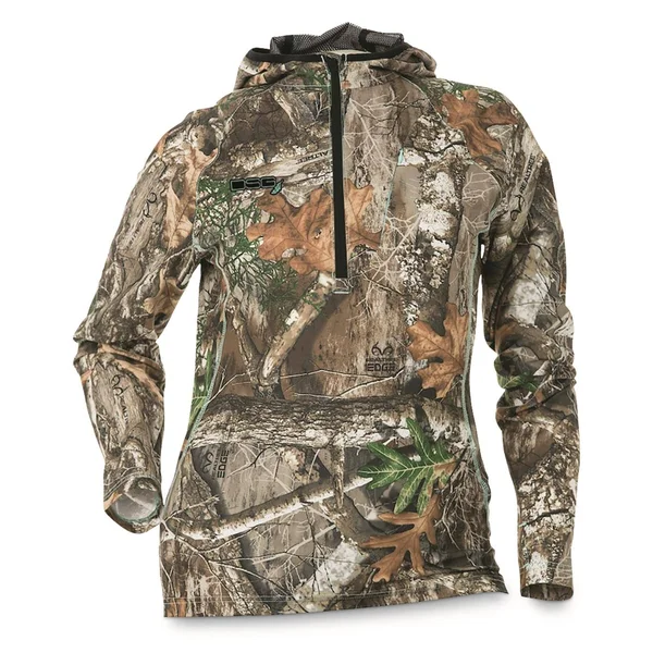 DSG Bexley Ultra Light-Weight Ripstop Women's Tech Shirt Realtree Edge - 3XL, Realtree Edge