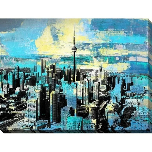 Picture Perfect International PPI Studio Toronto, Ontario 4x22 Giclee Stretched Canvas Wall Art, 30 x 40