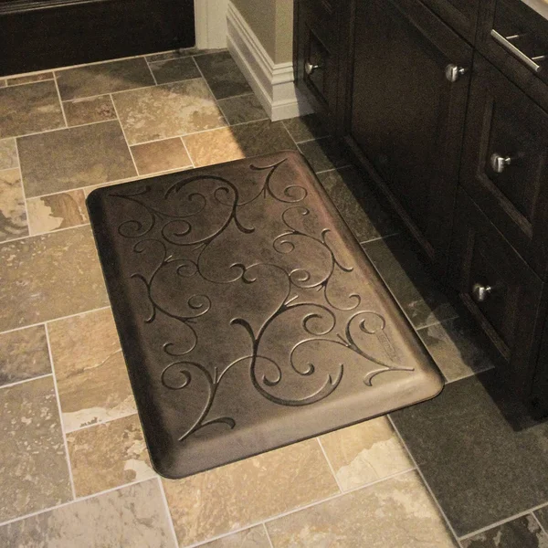 WellnessMats Estates Collection 3& x 2& Anti-Fatigue Mat Bella, Sand Dollar