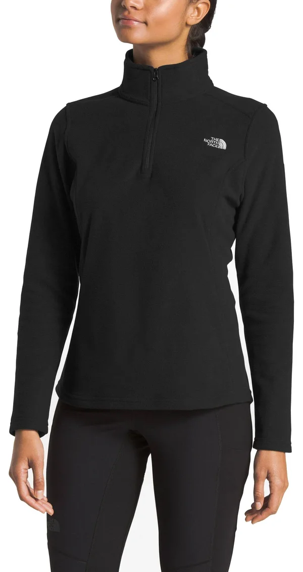 The North Face Women's Tech Glacier 1/4 Zip TNF Black, XL