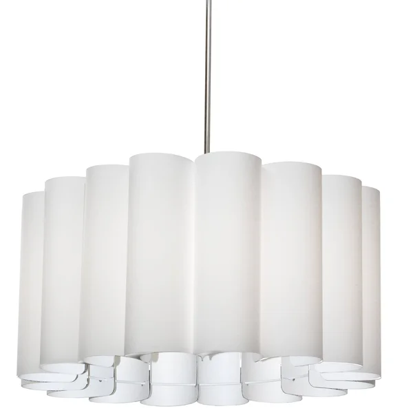 Dainolite 4 Light Sandra Pendant - JTone White, Polished Chrome SAN244-PC-790