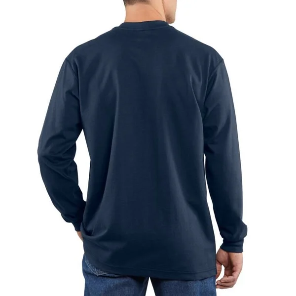 Carhartt Flame-Resistant Force Cotton Long-Sleeve T-Shirt, Olive