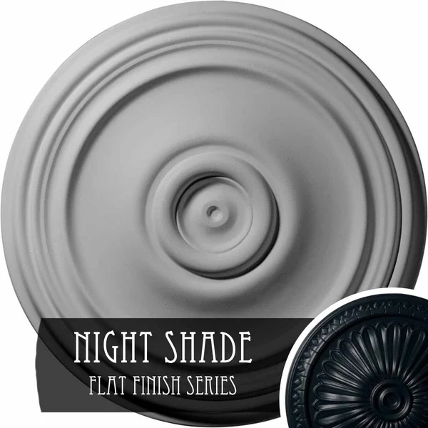 21 inchod x 1 1/4 inchp Reece Ceiling Medallion (Fits Canopies Up to 6 3/4 inch), Hand-Painted Night Shade