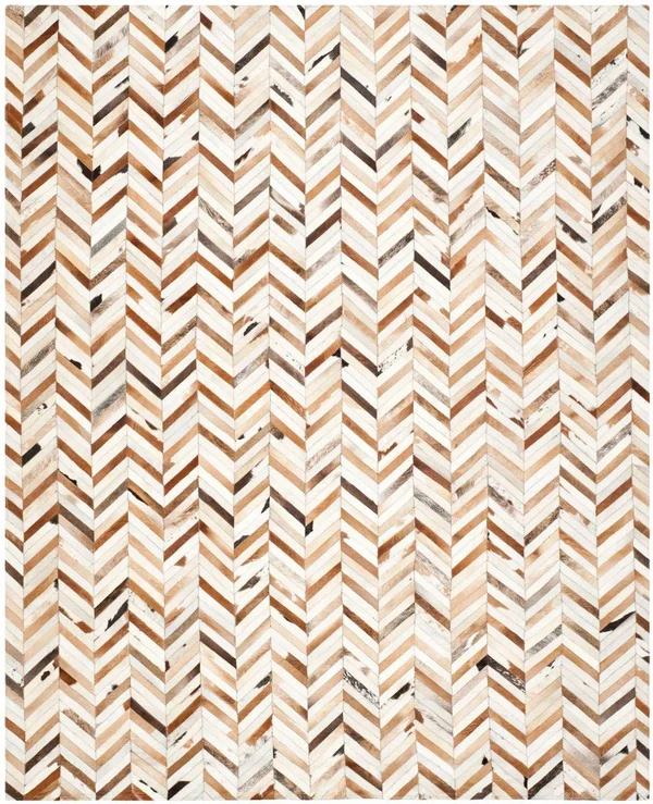 Safavieh Studio STL519A Grey Leather, Multi 8& x 10& Area Rug