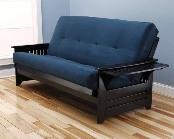 Kodiak Phoenix Frame-Black Finish-Suede Navy Mattress