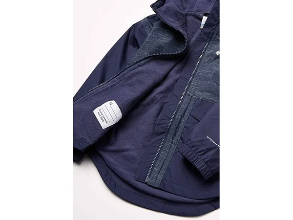 Columbia Girls& Rainy Trails Fleece Lined Jacket - Medium - Nocturnal