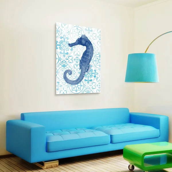 Empire Art Direct Marine Morocco I Frameless Free Floating Tempered Glass Panel Graphic Wall Art, 48 inch x 32 inch x 0.2 inch