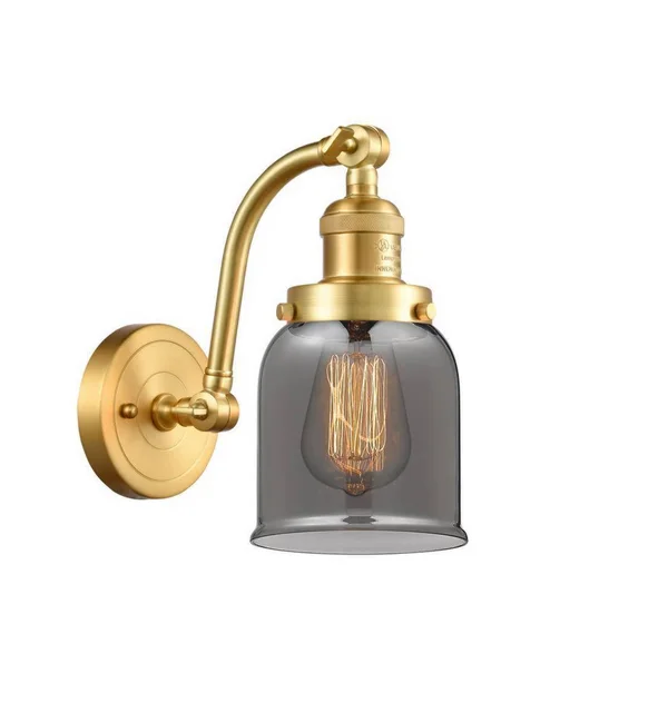 Innovations 515-1W-SG-G53-LED Small Bell 1 Light Sconce in Satin Gold