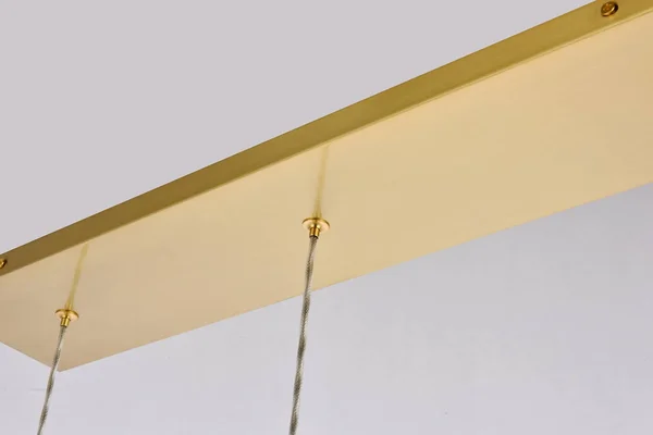 Elegant Lighting 5202D24G Hana 3 Lights Gold Pendant