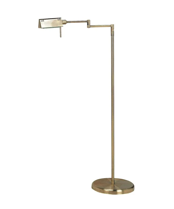 Lite Source Pharma Collection Floor Lamp, Antique Brass - LS-960AB