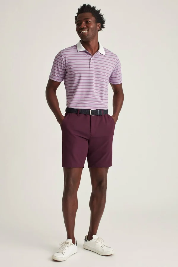 Bonobos The Performance Golf Polo - Purple - Polo Shirts